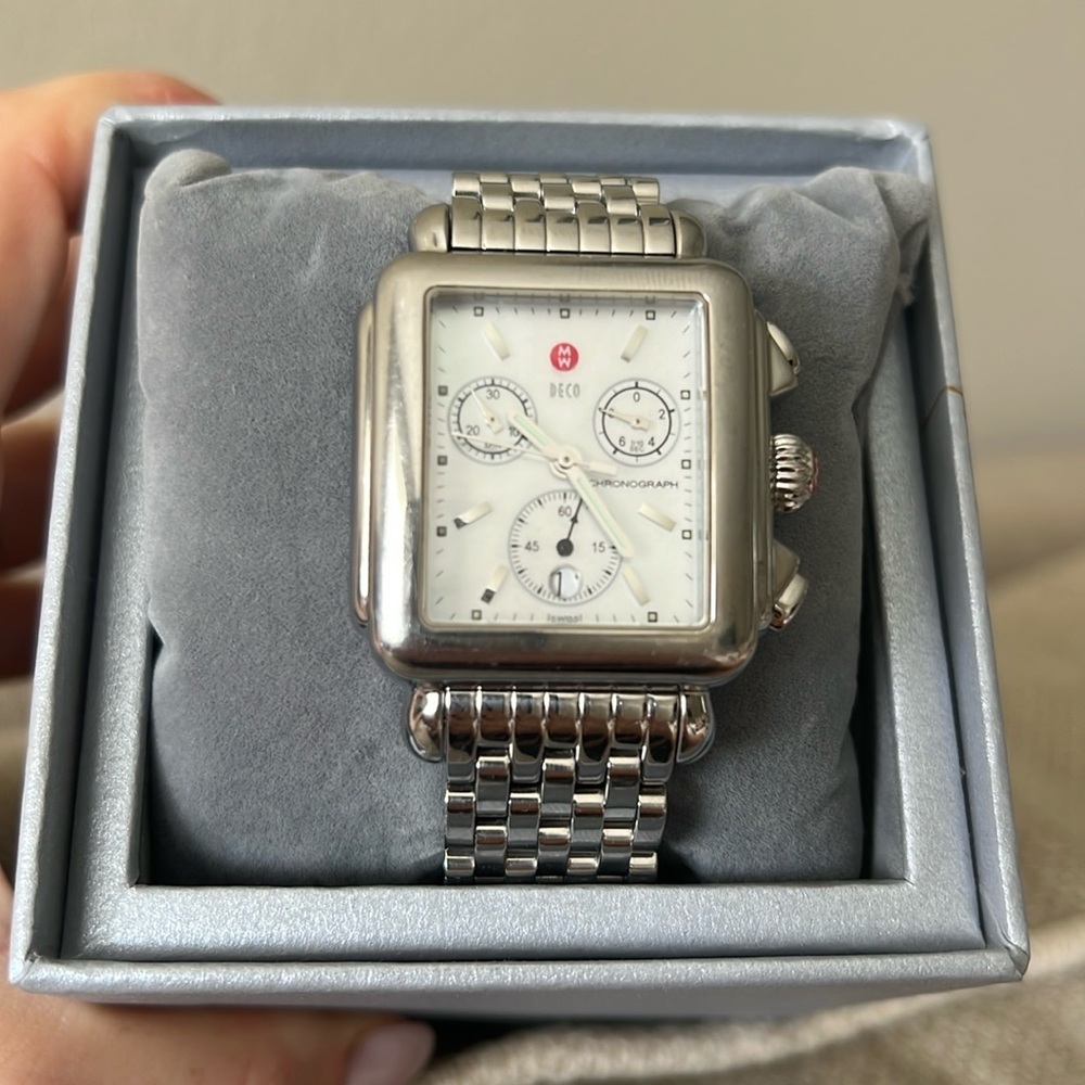 100% Authentic Michele Deco Watch